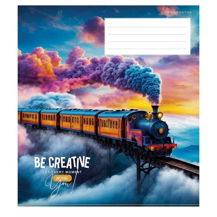 Тетрадь Школярик Be creative 48 листов линия (048-3399L)