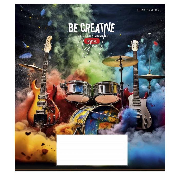 Тетрадь Школярик Be creative 48 листов линия (048-3399L) изображение 2