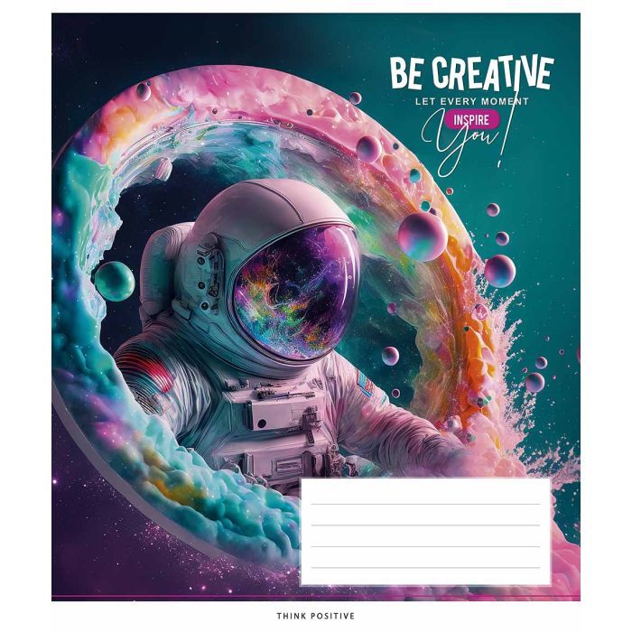 Тетрадь Школярик Be creative 48 листов линия (048-3399L) изображение 3