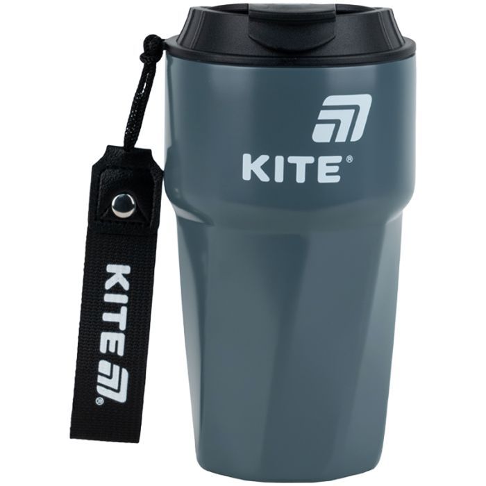 Термокружка Kite 450 мл сіра (K25-1220-1)