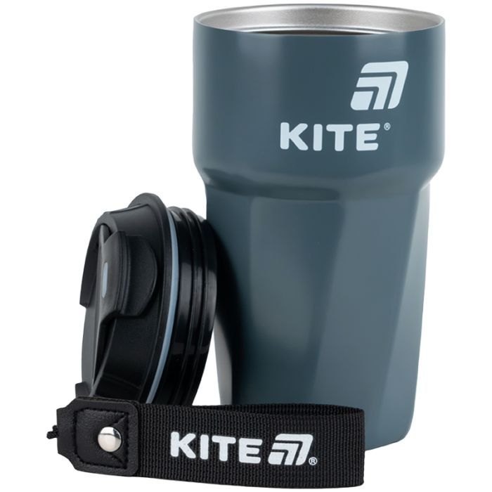 Термокружка Kite 450 мл сіра (K25-1220-1) изображение 4