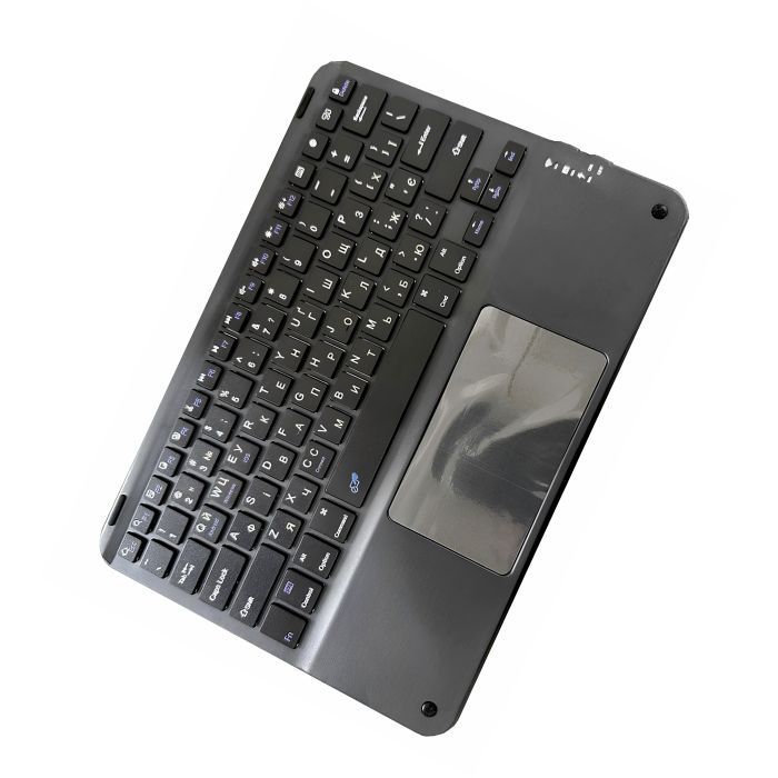 Клавиатура BeCover (265х185 мм) with TouchPad Bluetooth UA Black (713401) изображение 4