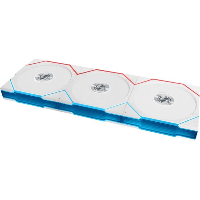 Кулер для корпуса Lian Li Uni Fan TL WIRELESS 120-3, White (G99.12TL1W3W.00) изображение 2