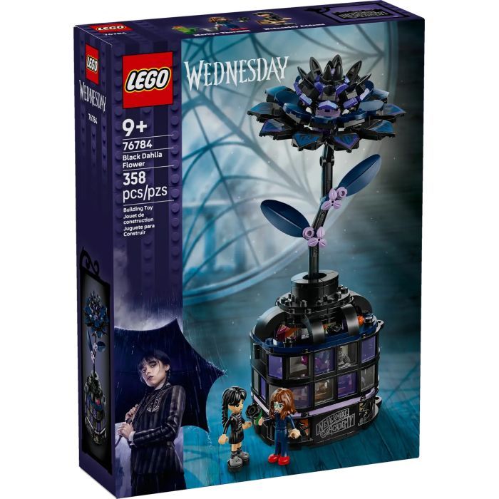 Конструктор LEGO Wednesday Цветок черной георгины (76784)