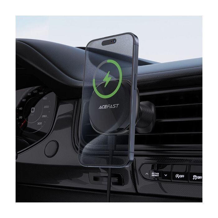 Универсальный автодержатель Acefast D31 Magnetic wireless charging (6974316283218) изображение 7