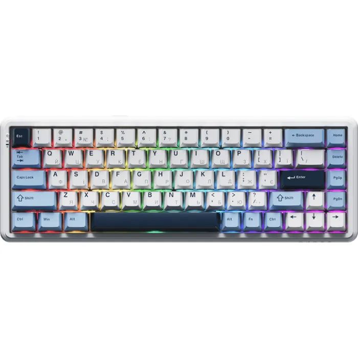 Клавиатура Ajazz AK680 MAX (8+8K) Magnetic Switch RGB Wireless/Bluetooth/USB Black (AK680-M-BGY-A) > цены в Киеве и Украине Клавиатура Ajazz AK680 MAX (8+8K) Magnetic Switch RGB Wireless/Bluetooth/USB Black (AK680-M-BGY-A)