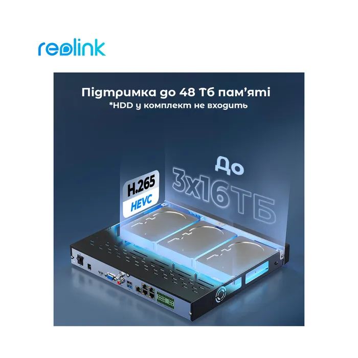 Реєстратор для відеоспостереження Reolink RLN36 зображення 6