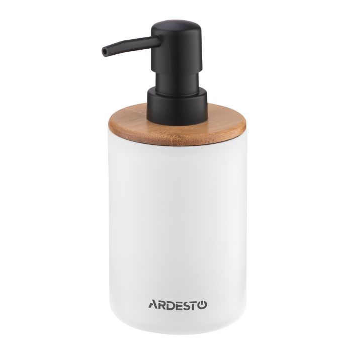 Набор для ванной комнаты Ardesto Minimalism 3 предмета Белый 360 мл (ARHB3110WB) изображение 2