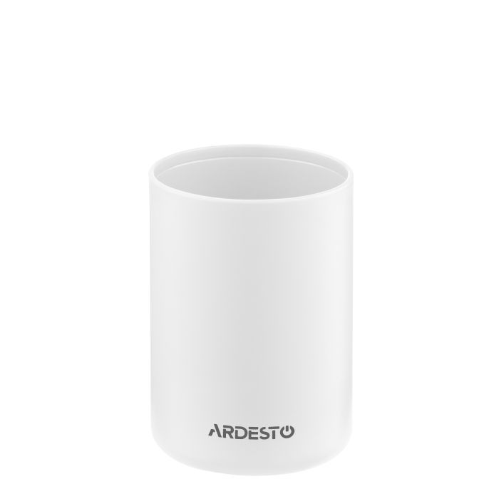 Набор для ванной комнаты Ardesto Minimalism 3 предмета Белый 360 мл (ARHB3110WB) изображение 3