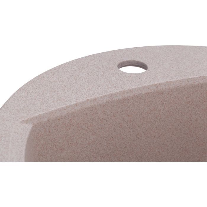 Мойка кухонная GRANADO RONDA ivory з сифоном (470*490mm.) (gr2204) изображение 5