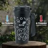 Термокружка Kite 550 мл, чорна (K25-1226-1) изображение 8