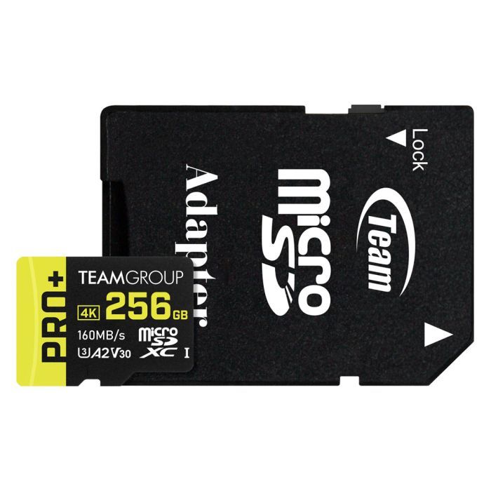 Карта памяти Team 64GB microSDXC class 10 UHS-I U3 V30 A2 Pro+ (TPPMSDX64GIA2V3003)