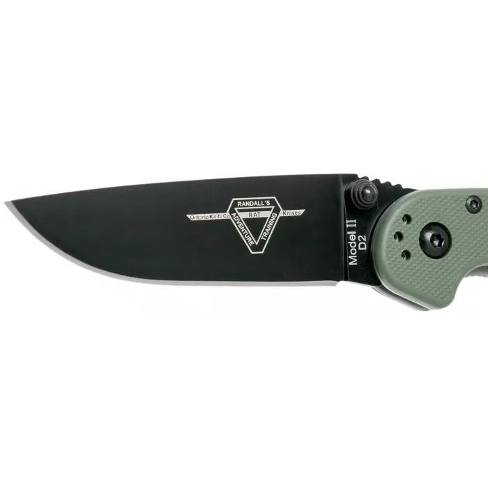 Нож Ontario Knife RAT II D2 OD Green, Black Blade (ON8830OD) изображение 3