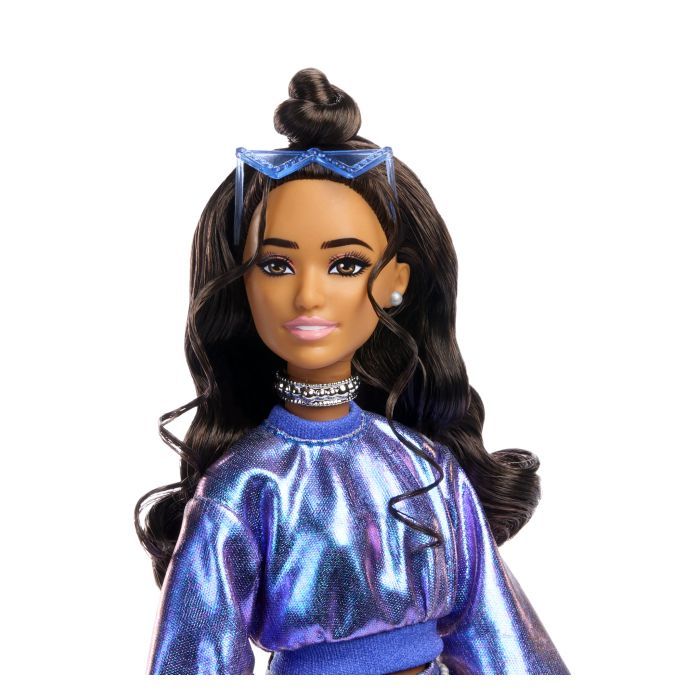 Кукла Barbie Deluxe style Сияющий индиго (JFP42) изображение 5