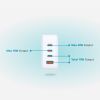 Зарядное устройство D-Link 3xUSB-C + 1xUSB-A 100W GaN white (DCP-101) изображение 5
