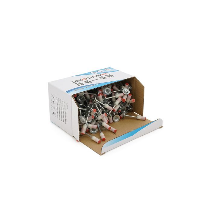 Гвозди Voltronic монтажные пироксилиновые, 7.3х32мм, круглая шайба 16мм, 200 шт (YT-PMN32R) изображение 3 Гвозди Voltronic монтажные пироксилиновые, 7.3х32мм, круглая шайба 16мм, 200 шт (YT-PMN32R) изображение 3