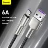 Дата кабель USB-C to USB-C 2.0m 66W metal Baseus (CAKF000201) зображення 4