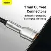 Дата кабель USB 2.0 AM to USB-C 2.0m 6A 66W Black Baseus (CAKF000201) изображение 5