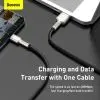 Дата кабель USB 2.0 AM to USB-C 2.0m 6A 66W Black Baseus (CAKF000201) изображение 7