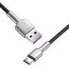 Дата кабель USB-C to USB-C 2.0m 66W metal Baseus (CAKF000201) зображення 8