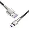 Дата кабель USB 2.0 AM to USB-C 2.0m 6A 66W Black Baseus (CAKF000201) изображение 8