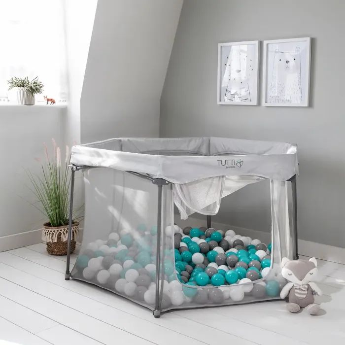 Дитячий манеж Tutti Bambini Hexa сірий (511800/GR) зображення 12