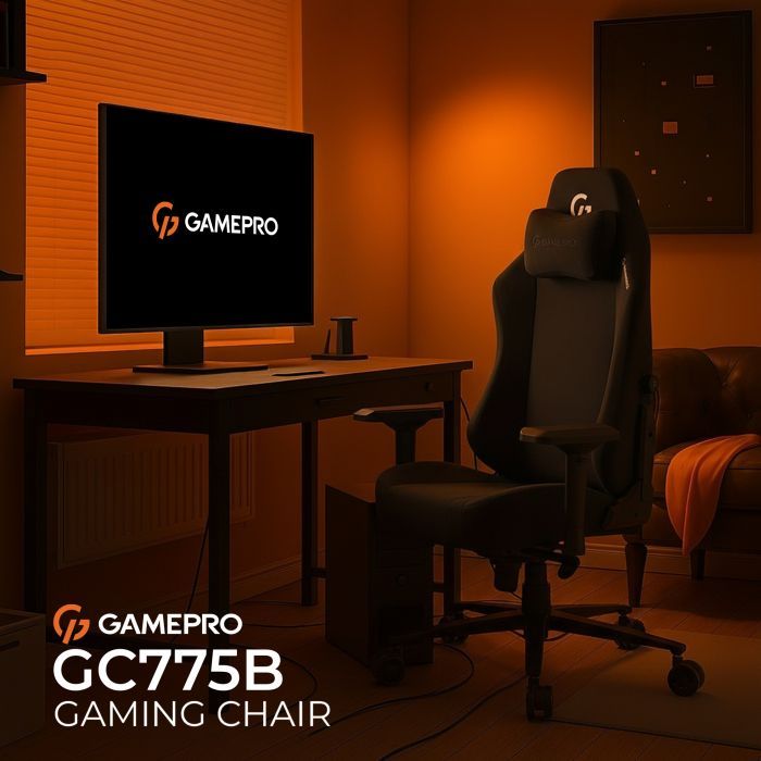 Кресло игровое GamePro GC775G Fabric Grey (GC775G) изображение 5