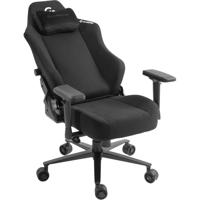 Крісло ігрове GamePro GC775B Fabric Black (GC775B) зображення 7