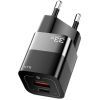 Зарядное устройство Essager 1xUSB + 1xUSB-C 33W GaN black (ECTCA-FZB01) изображение 2 Зарядное устройство Essager 1xUSB + 1xUSB-C 33W GaN black (ECTCA-FZB01) изображение 2