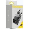 Зарядное устройство Essager 1xUSB + 1xUSB-C 33W GaN black (ECTCA-FZB01) изображение 3 Зарядное устройство Essager 1xUSB + 1xUSB-C 33W GaN black (ECTCA-FZB01) изображение 3