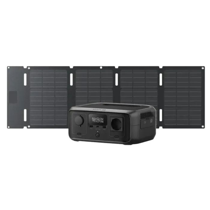 Зарядна станція EcoFlow RIVER 3 UPS + Solar Panel 45W (EF-PR705-UPS-B-45W-EU)