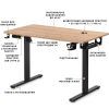 Компьютерный стол Mealux PowerDesk Energy Mahogany з електрорегулюванням висоти (EVO-201 Energy Mahogany/B) изображение 2