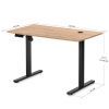 Компьютерный стол Mealux PowerDesk Energy Mahogany з електрорегулюванням висоти (EVO-201 Energy Mahogany/B) изображение 4