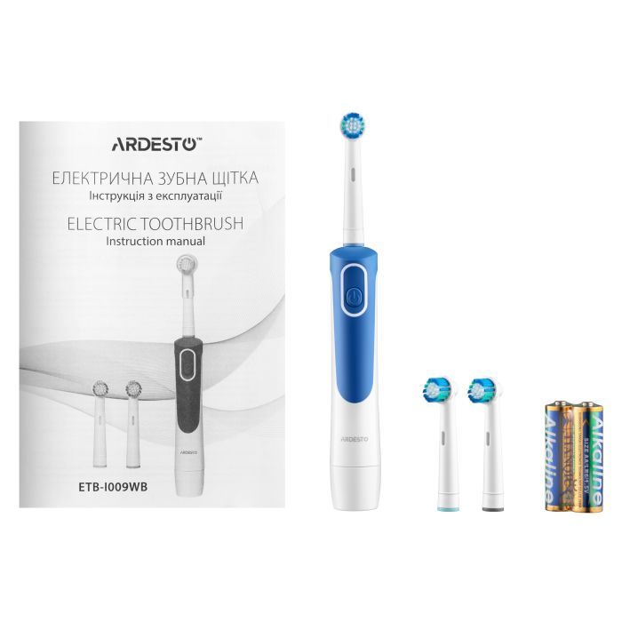 Електрична зубна щітка Ardesto ETB-I009WB зображення 11