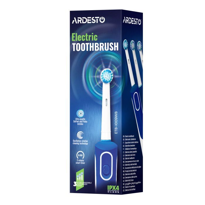 Електрична зубна щітка Ardesto ETB-I009WB зображення 12