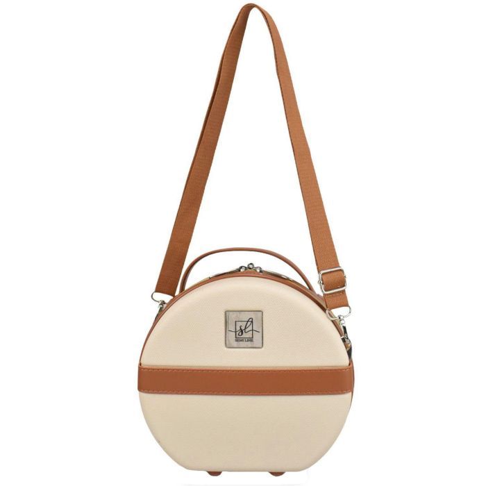 Косметичка Semi Line Бьюти-кейс 5L Brown/Pink Cream (DAS302677) изображение 3