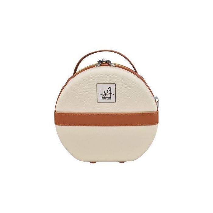 Косметичка Semi Line Бьюті-кейс 5L Champagne/Black (DAS302681) зображення 4 Косметичка Semi Line Бьюті-кейс 5L Champagne/Black (DAS302681) зображення 4