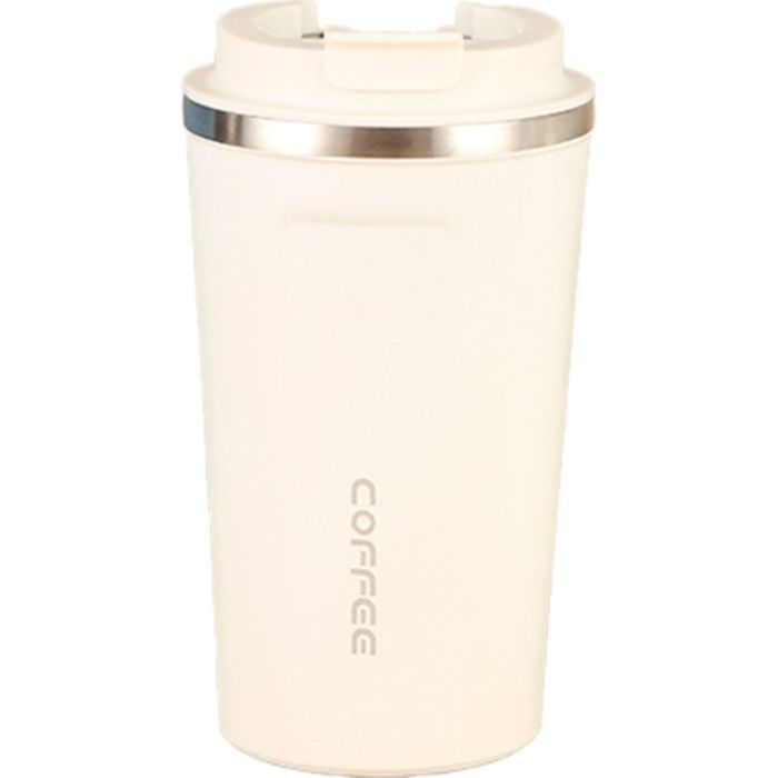 Термокружка Merlion 510 мл, біла (Termo-304-510Wh)