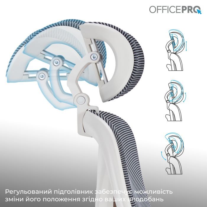 Офисное кресло OfficePro Atlas OC630-W-DG-DG (OC630-W-DG-DG) изображение 12