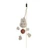 Игрушка для кошек Hippie Pet Удочка с кроликом коричневая 40 см (HIPCW2303010-2)