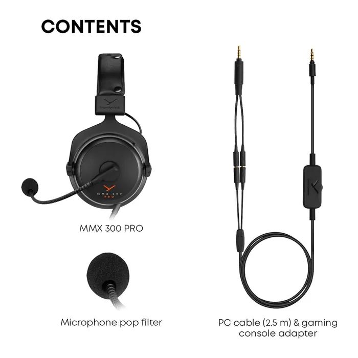Наушники Beyerdynamic MMX 300 PRO Black (531486) изображение 5