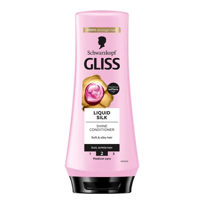 Кондиціонер для волосся Gliss Liquid Silk Balsam 200 мл (3838824086699) зображення 2