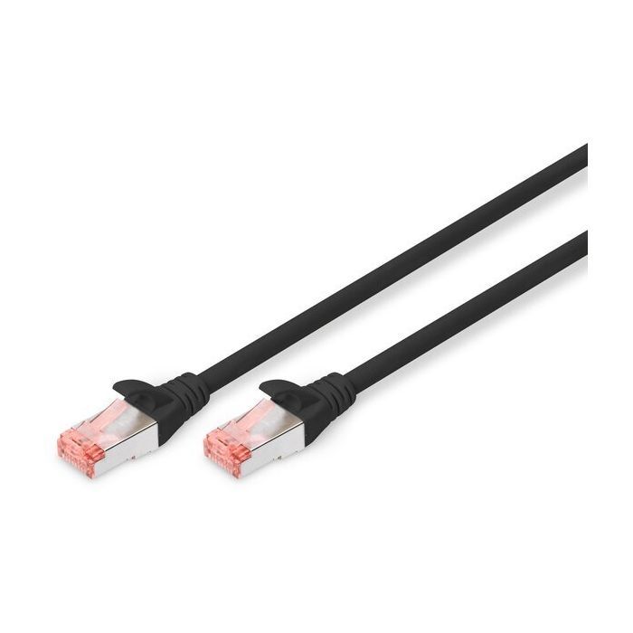 Патч-корд 10м, CAT 6 S-FTP, AWG 27/7, LSZH, black Digitus (DK-1644-100/BL)