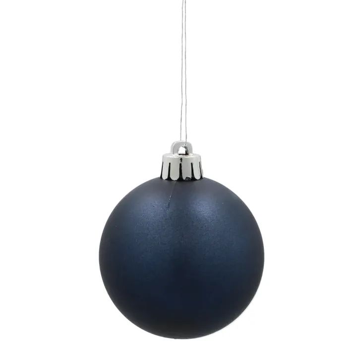 Елочная игрушка Chomik пластикові кульки 8 шт, 6 см, сині (5900779893979_1) изображение 3
