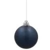 Елочная игрушка Chomik пластикові кульки 8 шт, 6 см, сині (5900779893979_1) изображение 3