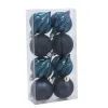 Елочная игрушка Chomik пластикові кульки 8 шт, 6 см, сині (5900779893979_1)