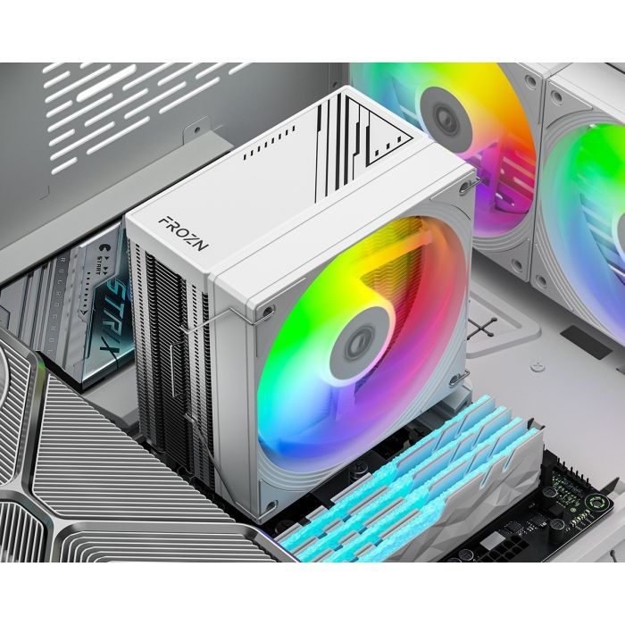 Кулер для процессора ID-Cooling FROZN A410 SE ARGB WHITE изображение 14