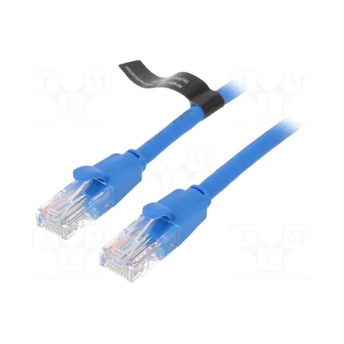 Патч-корд 1м, UTP cat 6 RJ-45 blue Vention (IBELF)