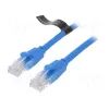 Патч-корд 1м, UTP cat 6 RJ-45 blue Vention (IBELF)
