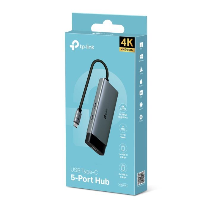 Порт-репликатор TP-Link USB Type-C 5-в-1 (UH5020C) изображение 10